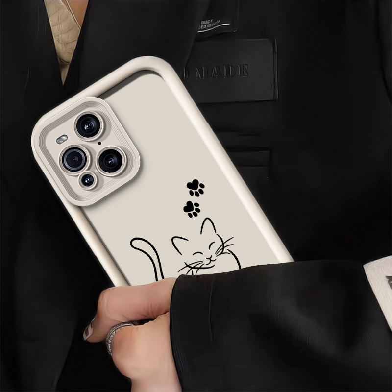 Drawing Sketch Line Cat Phone  - Oppo Find X8 评论和价格