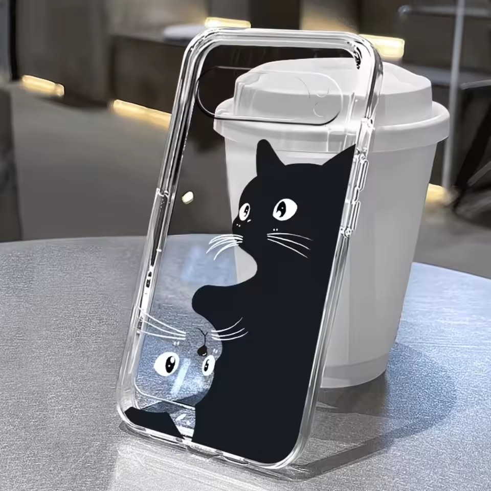 Hot Kawaii Cartoon Black Cat P - Google Pixel 8A 评论和价格