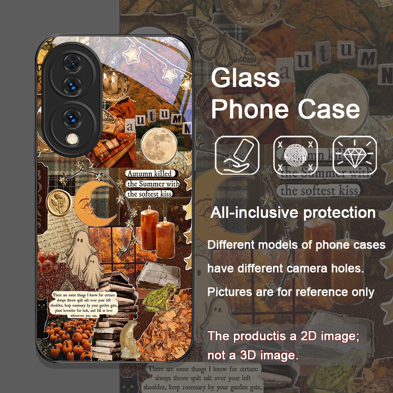 Retro Autumn Leaves Pumpkin Pl - Huawei Nova 12 评论和价格